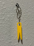 Tick remover keychain