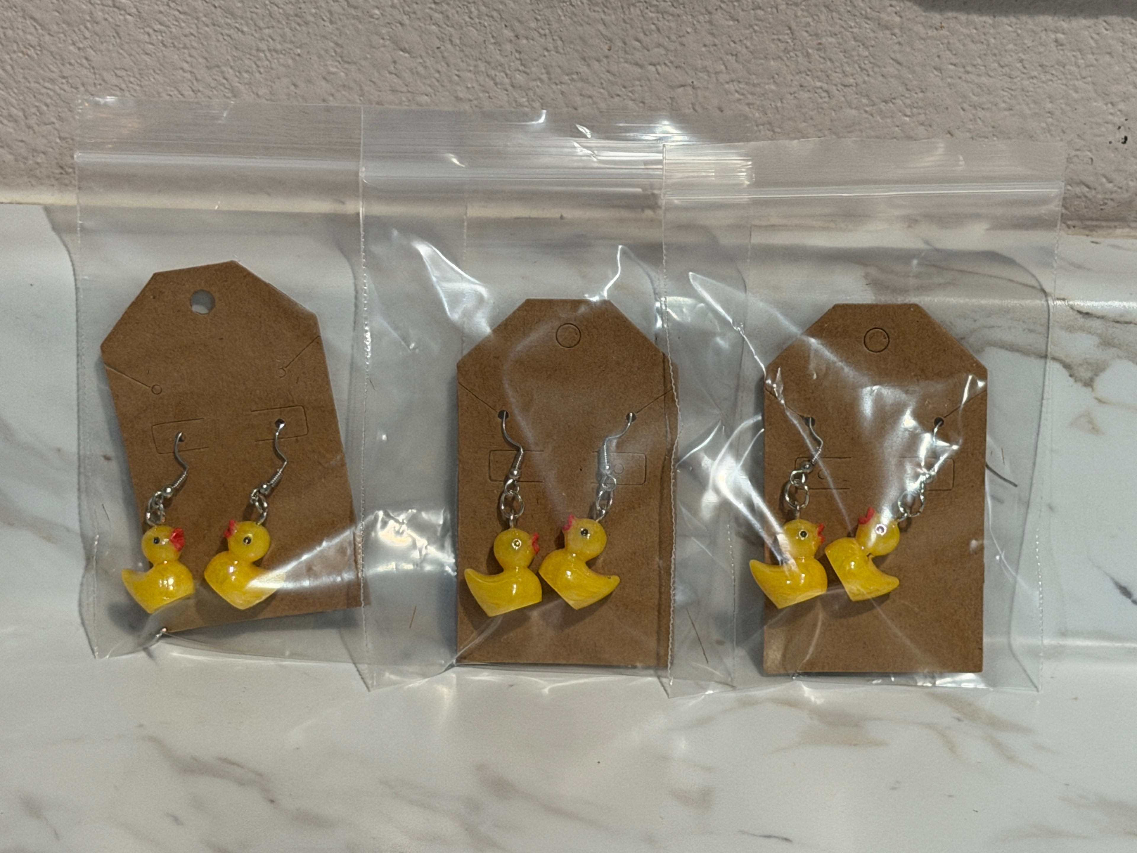 Duck Earrings