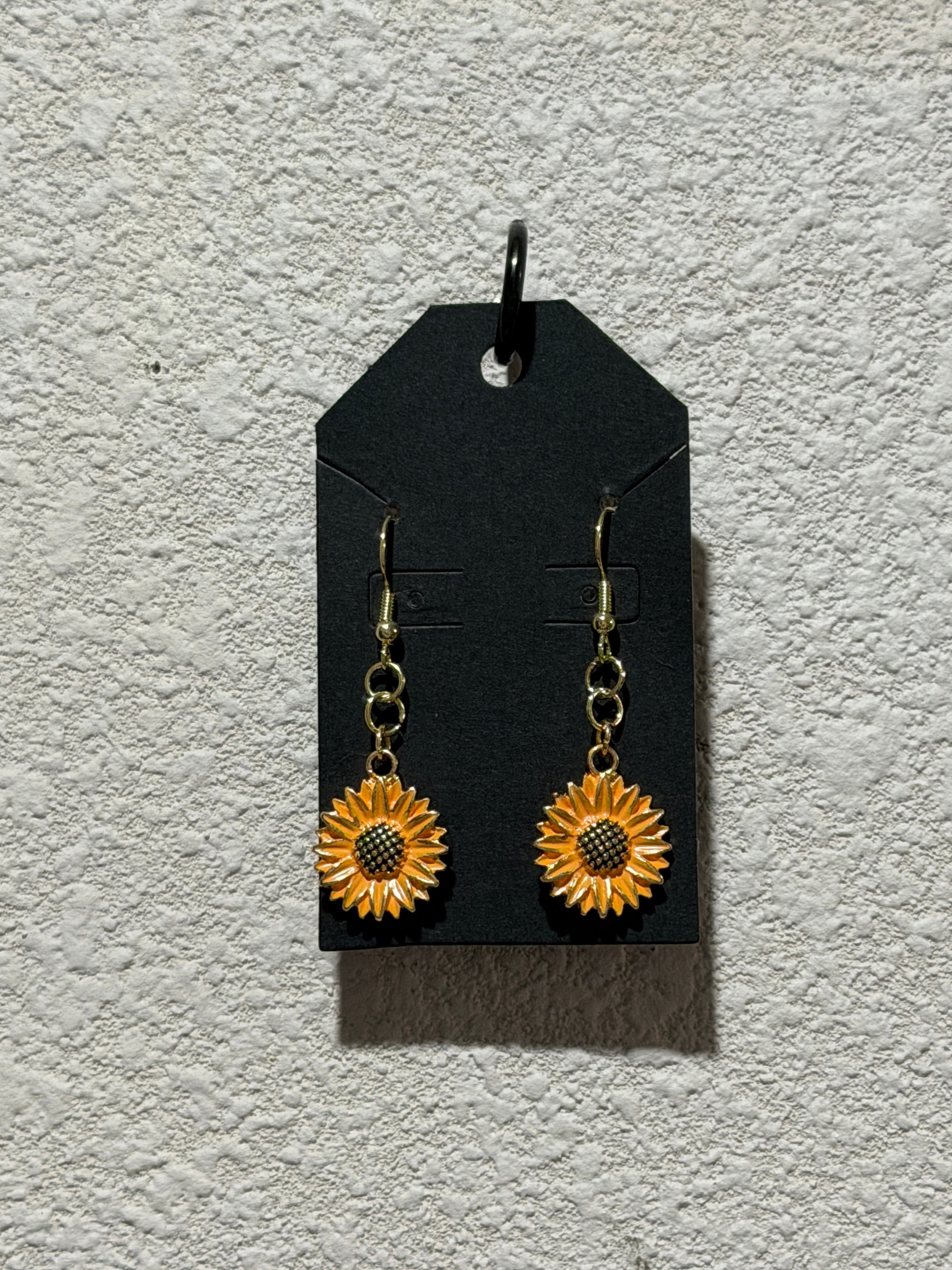 Sunflower earrings