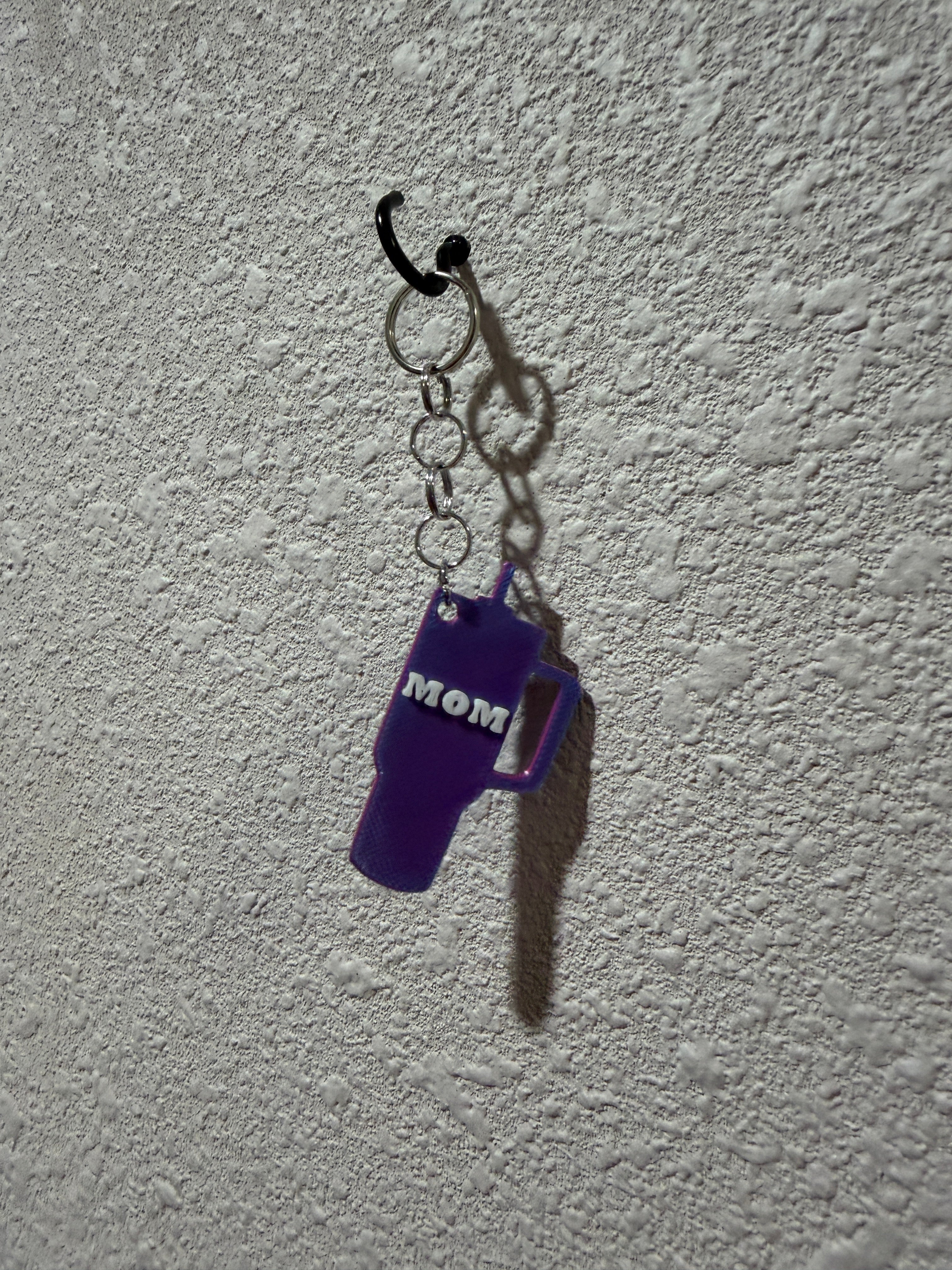 Mom tumbler keychain