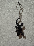 Flexi lizard keychain