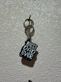 Best dad ever keychain