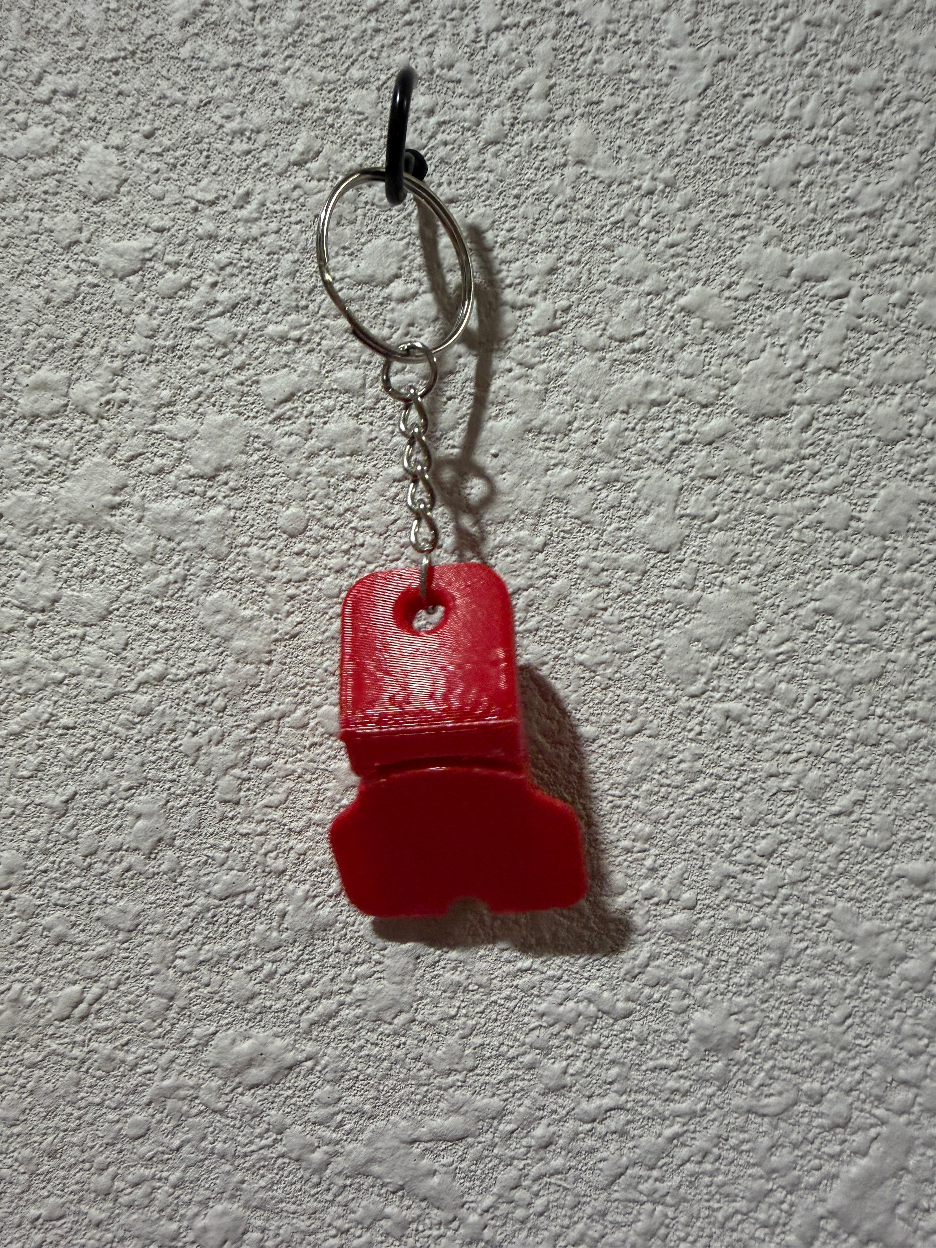 Soda opener keychain